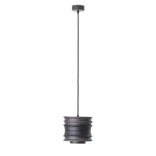 Závěsné kovové svítidlo na lanku 12803 "UNIQ", 1x60W, E27, černá - Image 4