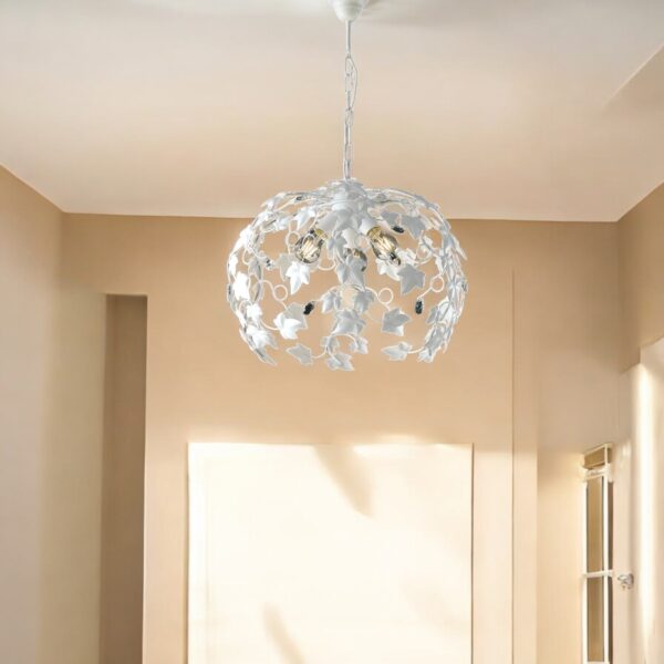 Závěsný lustr Edera, 3x60W, E27, bílá - Image 3