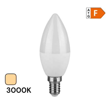 LED žárovka 6,5W, E14, 3000K teplá bílá, 600lm