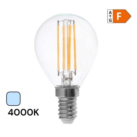 LED žárovka 6,5W, E14, 4000K denní bílá, 600lm