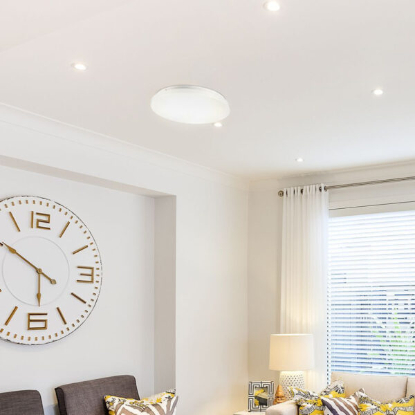 Stropní LED svítidlo kulaté, 18W, CCT nastavitelná barva světla 3000K-6400K, 31 cm, IP20 - Image 6